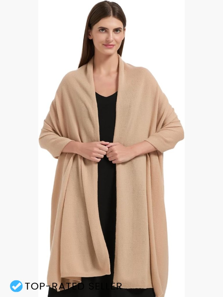Cashmere Blend Wrap Scarf Stole Extra Large Pashmina Shawl Travel Essential